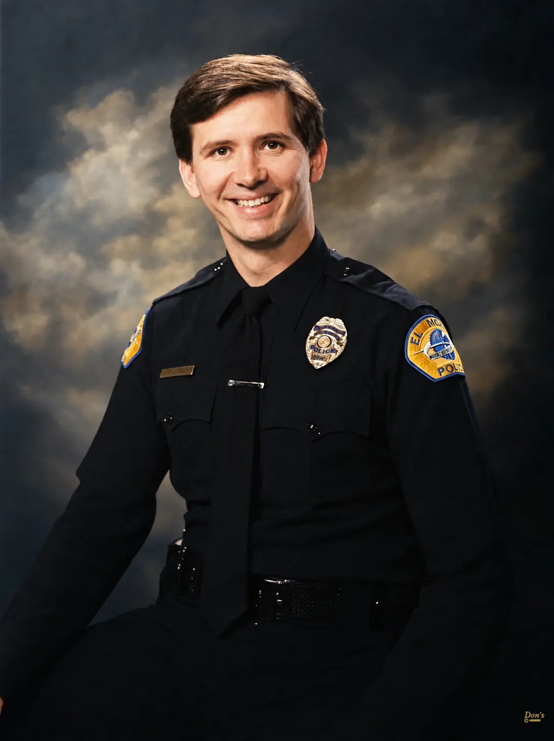 Dan Buehler early in his law-enforcement career